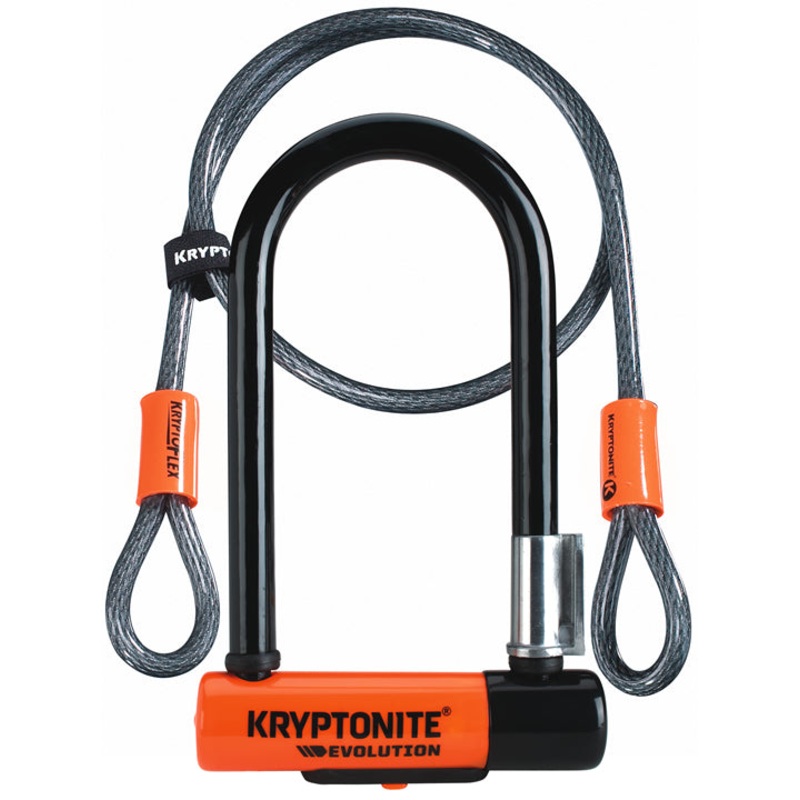 Kryptonite Evolution Mini-7 with 4″ Flex Cable