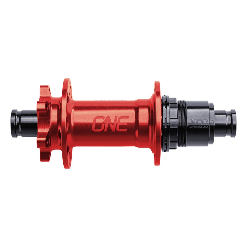 OneUp Components Rear Hub, 148 x 12, 6 Bolt, 28H, Red