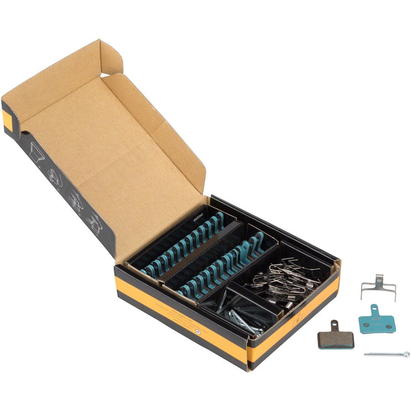 Sport Organic Disc Brake Pads – Bulk Box For Shimano Acera M3050 Alivio M4050 Deore M515/M515-LA/M525/T615