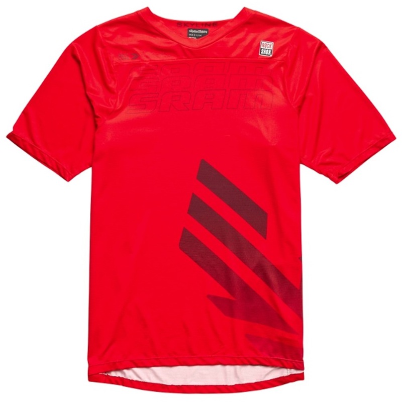 TLD Skyline Short Sleeve Jersey – S – Sram Eagle One Fiery Red