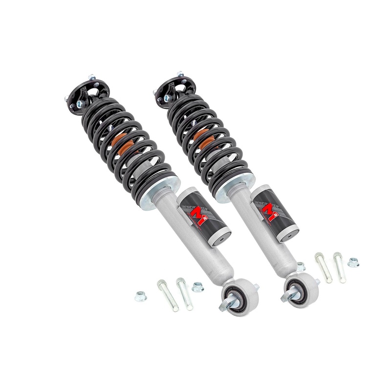 Rough Country | M1R Reservoir Loaded Struts | Adjustable Height | Front | 7 Inch | Ford Bronco (21-25) | 684053