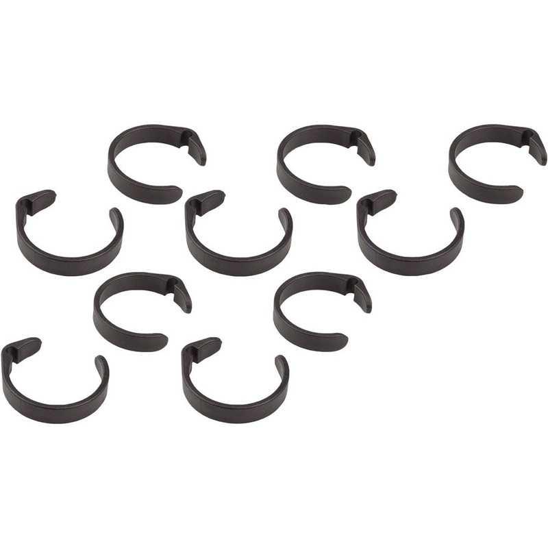 Jagwire Clip Ring for E-Bike Control Wires – 28.0-31.8mm, Black, Bag/10