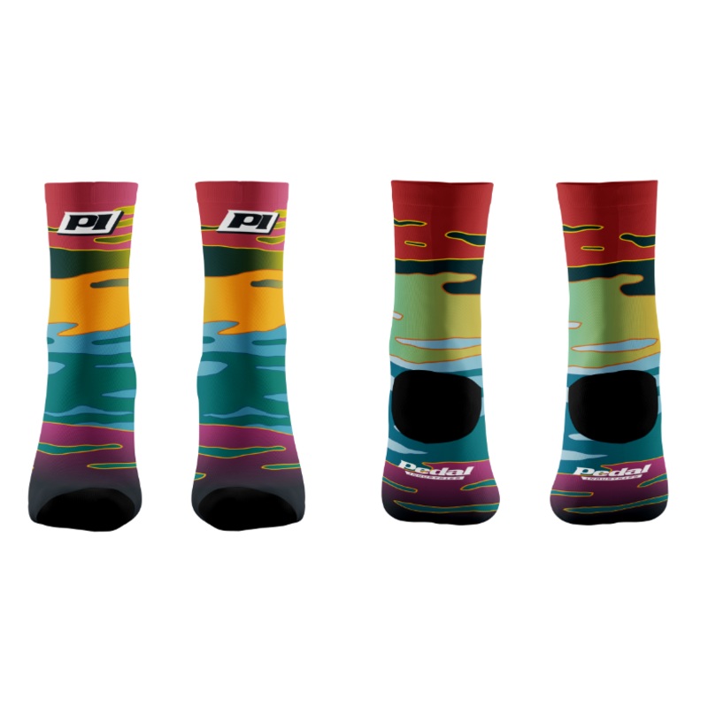 San Clemente Bicycle Club 2023 SUBLIMATED SOCK