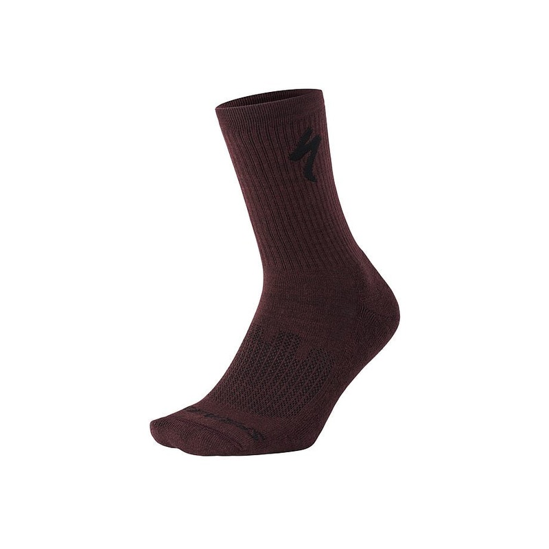 Specialized Merino Midweight Tall Sock Crimson Xl