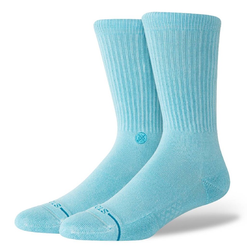 Stance Men’s Icon Dyed Crew Socks – Electric Blue