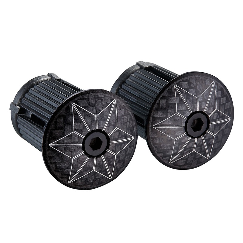 Star Plugz Bar Plugs Anodized Carbon Black