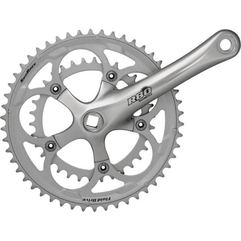 Sunrace FCR87 square taper road triple crankset
