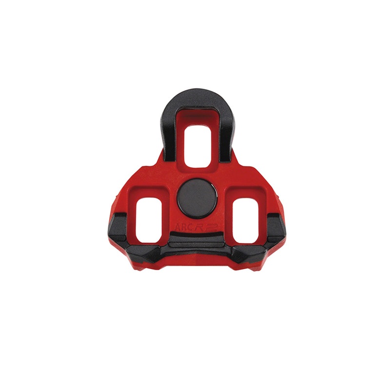 Exustar ARC R2 Look Keo Cleats, 6 Degree Red Red