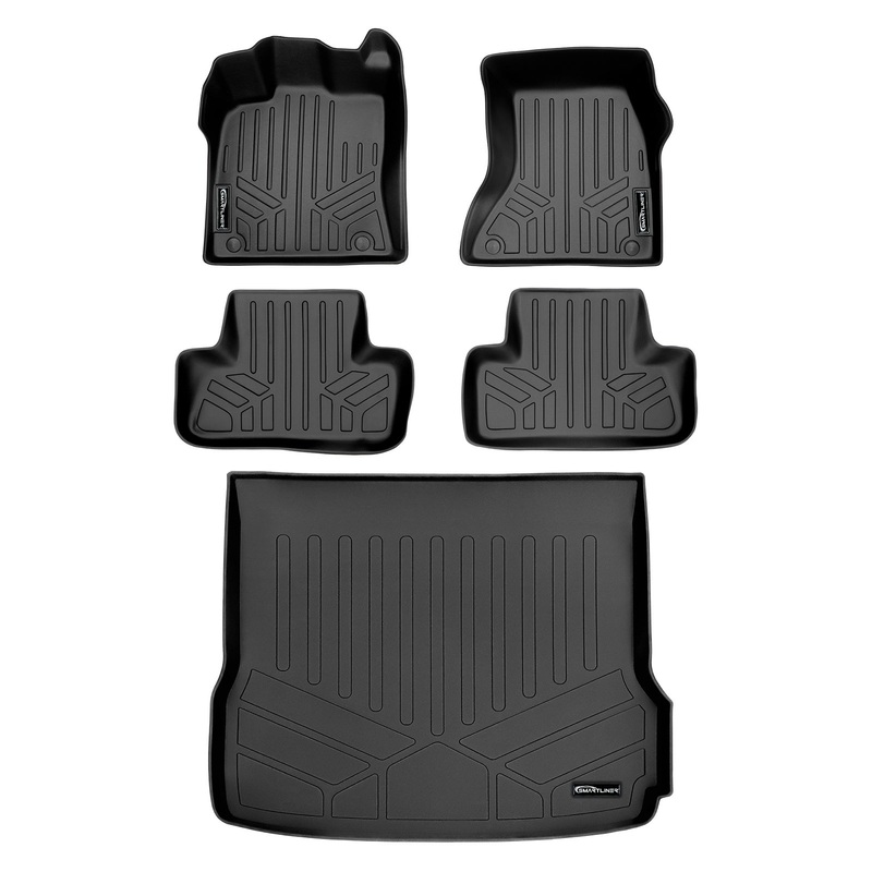 SMARTLINER Custom Fit Floor Liners For 2009-2017 Audi Q5 Non Hybrid / 2014-2017 SQ5 Black