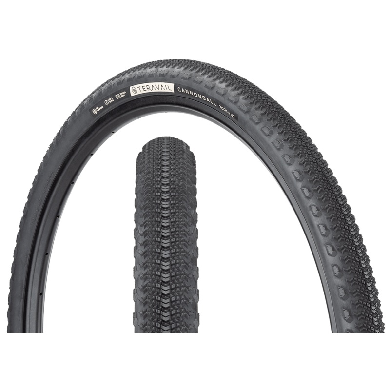 Teravail Cannonball tire – Light & Supple Black
