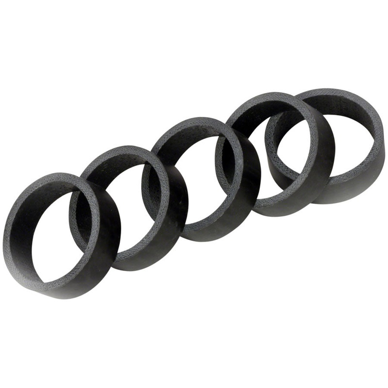Wheels Manufacturing Carbon Headset Spacer – 1-1/8″, 10mm, Matte, 5 pack