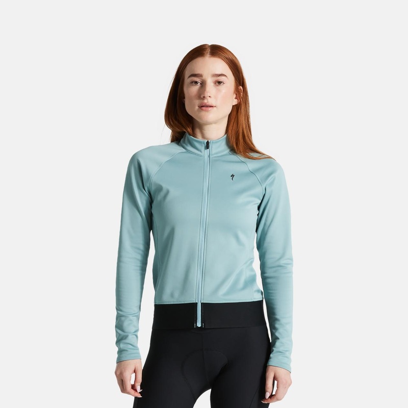Women’s RBX Expert Long Sleeve Thermal Jersey Arctic Blue