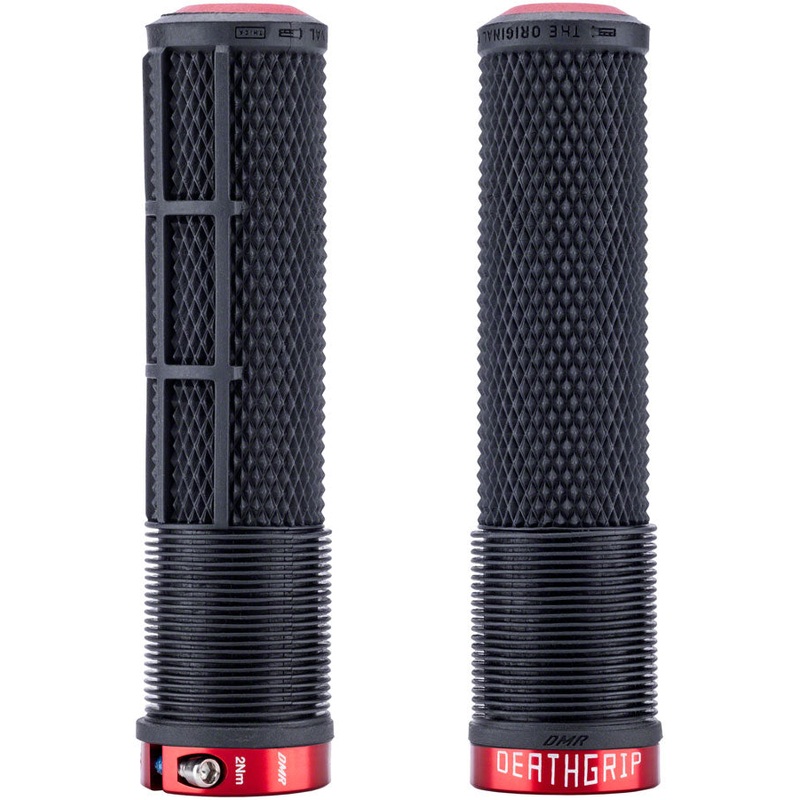 DeathGrip 2 Race Edition Grips – Thick Lock-On Black Flangeless