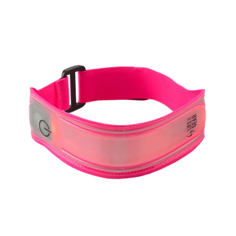 Life Sports Gear Flex LED Light Armband Pink
