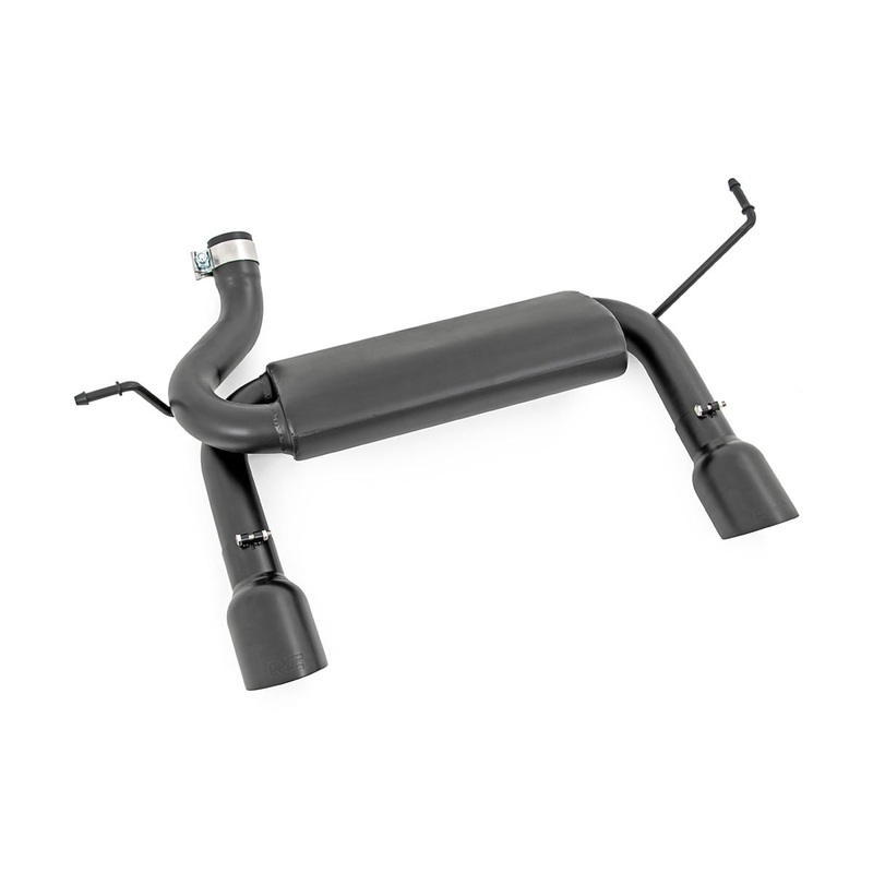 Rough Country | Performance Exhaust | Dual Outlet | Jeep Wrangler JK/Wrangler Unlimited (07-18) | 96002A