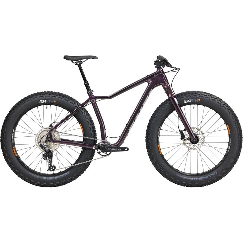 Salsa Heyday! C Deore 12 Fat Tire Bike – 26″ Carbon Black Cherry X-Small
