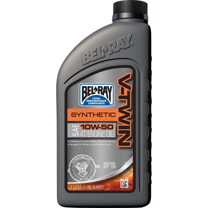 BEL-RAY V Twin Synthetic Engine Oil 10W-50 – Part Number 96915-BT1