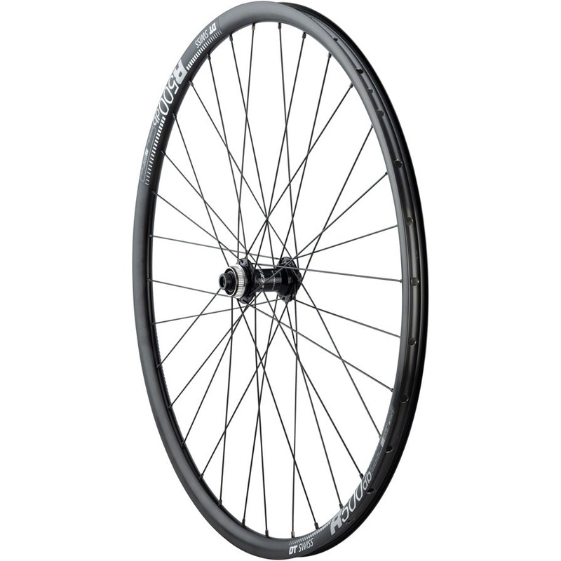 105/DT R500 Disc Front Wheel – 700 12 x 100mm Center-Lock BLK