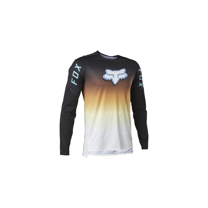 Fox Racing Flexair L/S Mountain Bike Jersey Blk/Orange