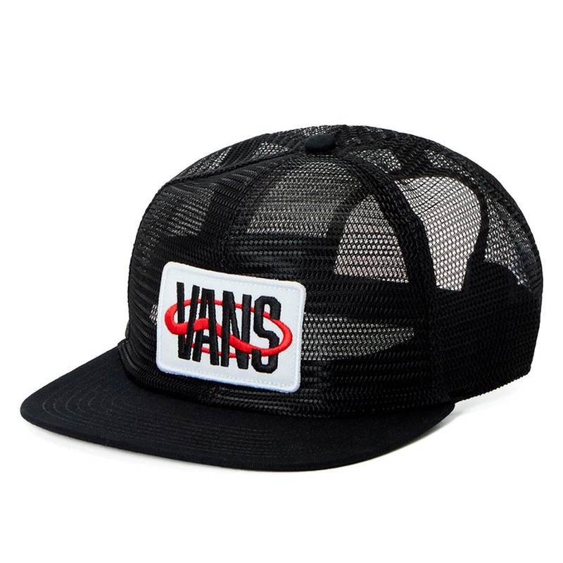 Vans Patch Unstructured Trucker Cap – Black
