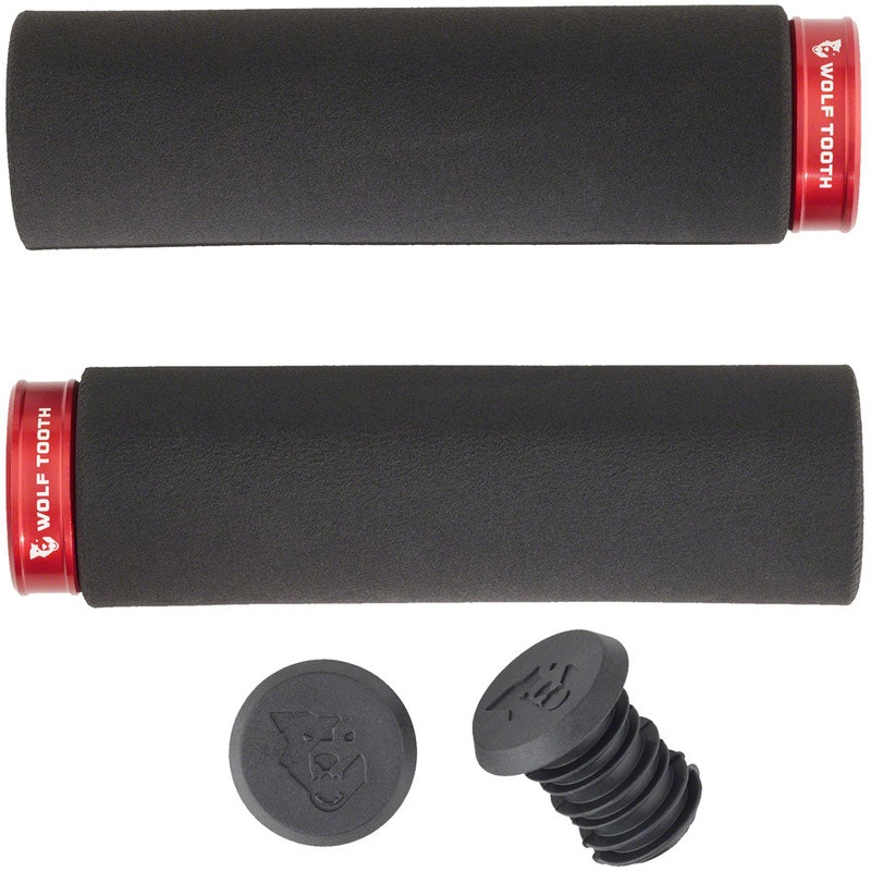Wolf Tooth Fat Paw Lock-on Grips – Black/Red