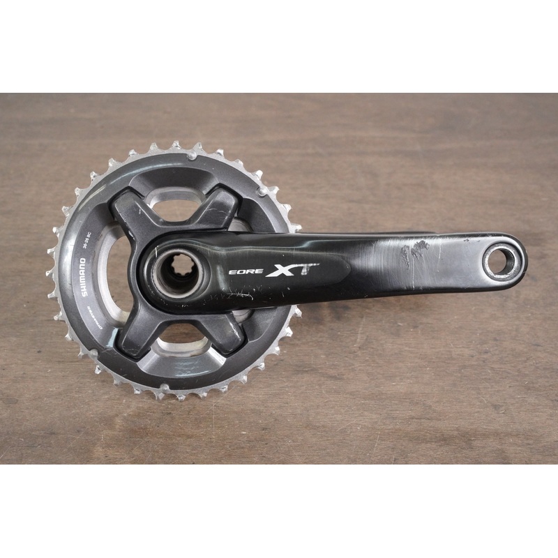 175mm 36/26T Shimano Deore XT FC-M8000 11 Speed Crankset 8000