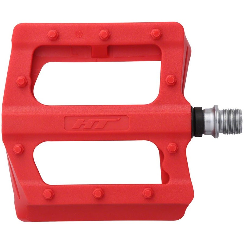 HT Components PA12 Pedals – Platform Composite 9/16″ Red