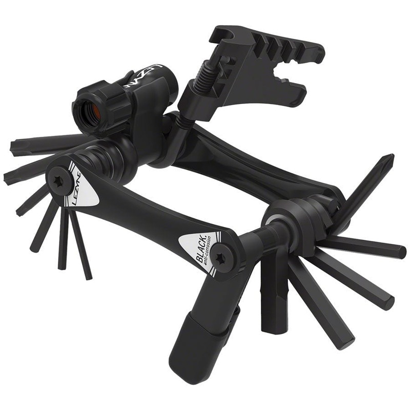Lezyne Rap Ii – 20 Tubeless Multi Tool – 20 Tools With Chain Tool Tubeless Plug Kit Co2 Inflator BLK