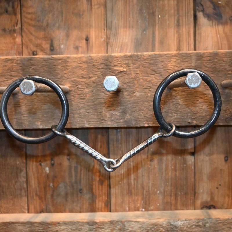 Pat Stevens O-Ring Rebar Snaffle Bit