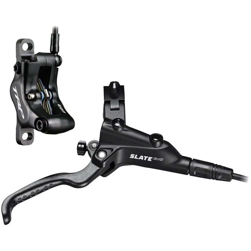 TRP Slate EVO Disc Brake and Lever – Front Hydraulic Post Mount  Black