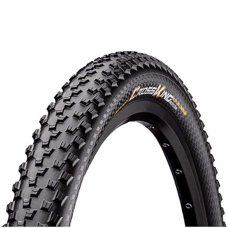 Continental Cross King Tyre – 29 Inch – 2.3 Inch – Yes – Black Chili – ProTection – Soft – Medium-Duty Protection – TR Kevlar Folding – Black