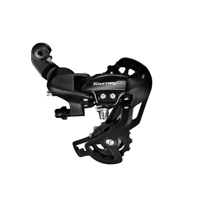 REAR DERAILLEUR, RD-TX800, TOURNEY TX,7/8-SPEED, DIRECT ATTACHMENT TYPE, BLACK Black