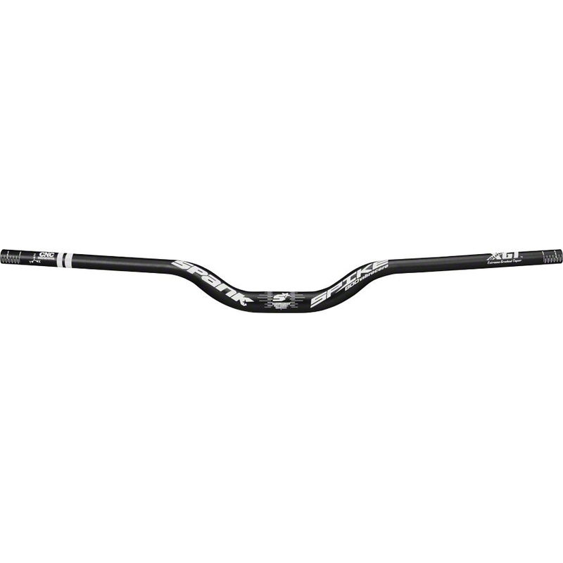 Spank Spike Race Vibrocore Bars 800mm Wide, 50mm Rise, 31.8mm Clamp Black