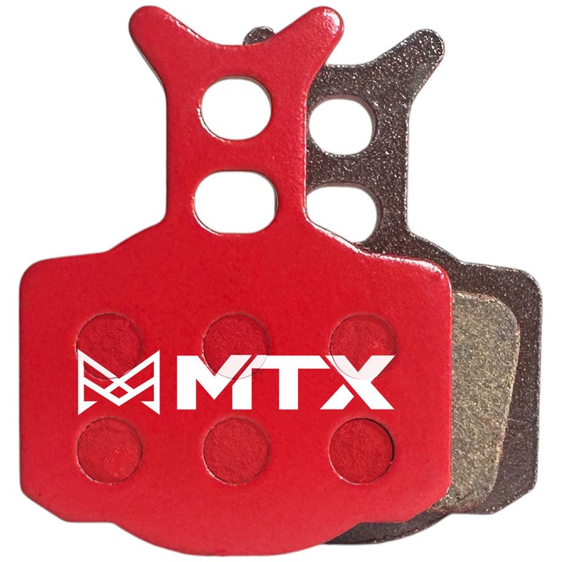 MTX Red Label RACE Disc Brake Pads – Ceramic/Kevlar Compound, Formula Cura, 2-Piston, Single Set