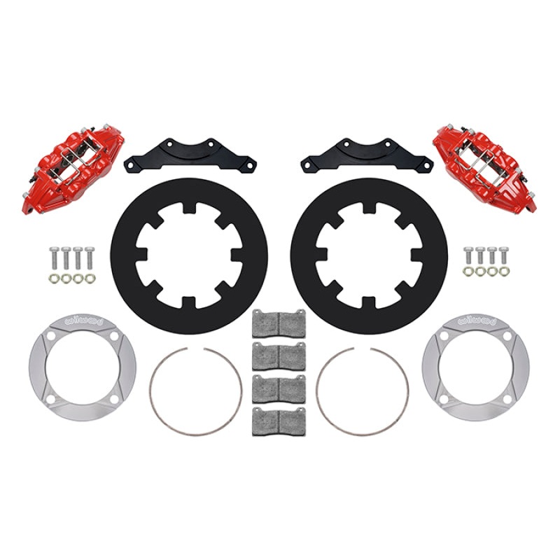 Wilwood 2014+ Polaris RZR XP 1000 Rear Kit 11.25in – Red