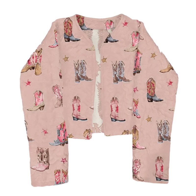 Women’s Thunderbird Boots Rose Quilted Jacket