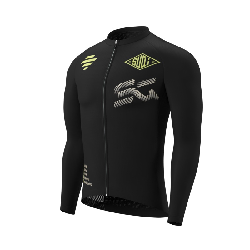 Fashionable, Slim-Fitting and Versatile Long-Sleeve Cycling Jersey CL1236