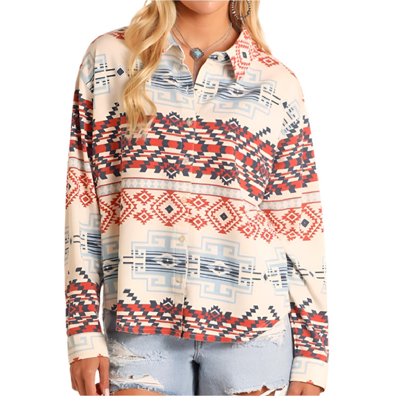 Rock & Roll Denim Women’s Knit Overshirt