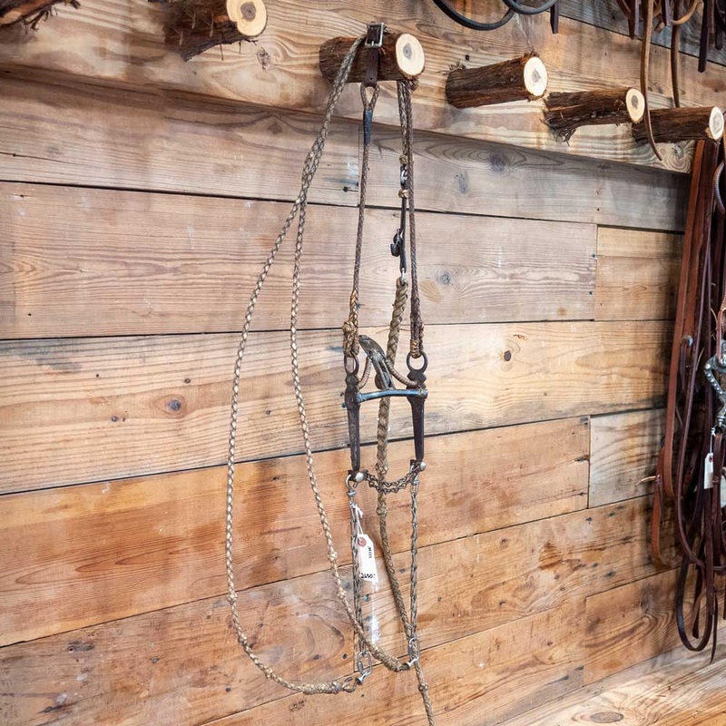 Vintage Rawhide Bridle Rig