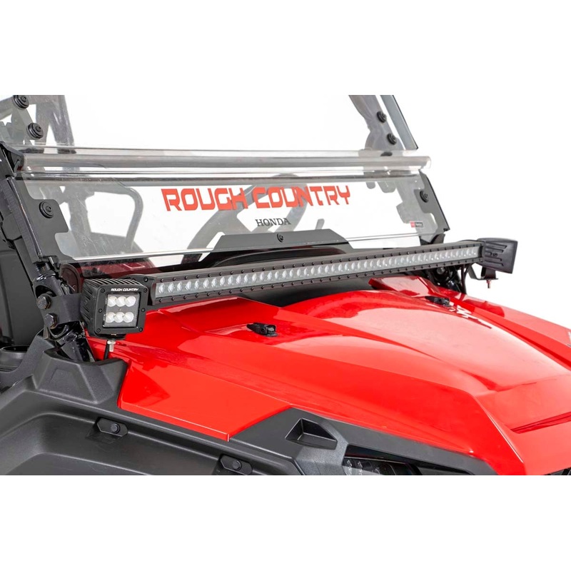 Rough Country | LED Light Kit | Cage Mount | 2″ Black Pair | Honda Pioneer 1000  | 92009