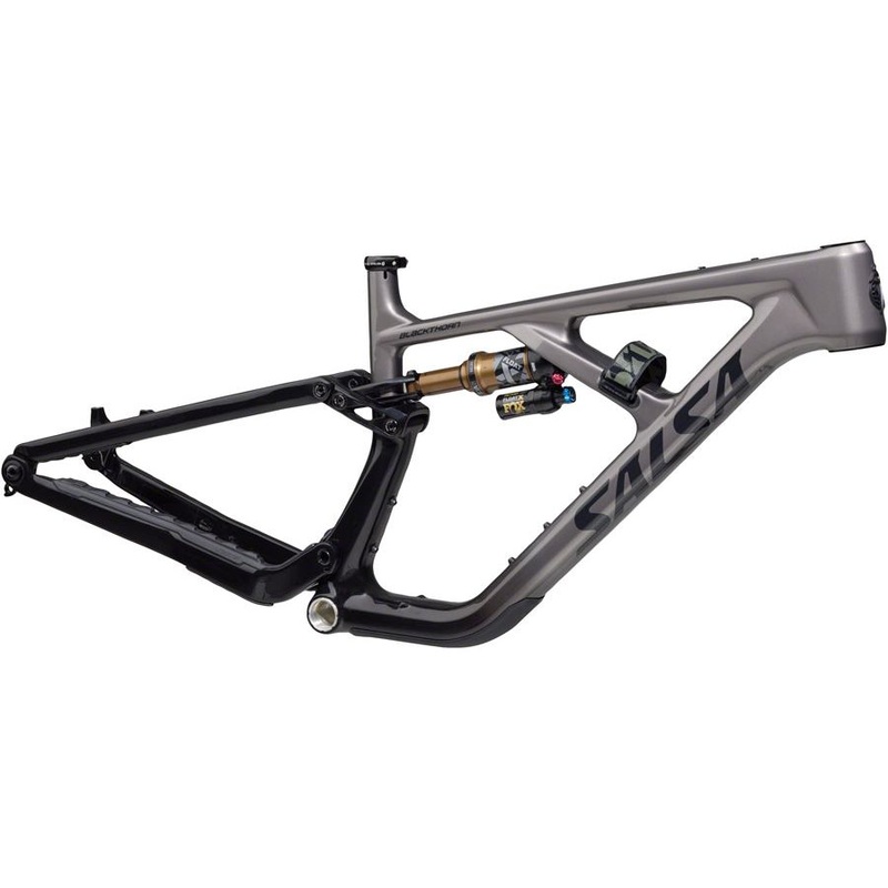 Salsa Blackthorn 145 C Frame – Carbon Black / Smoke, X-Large Carbon / Black