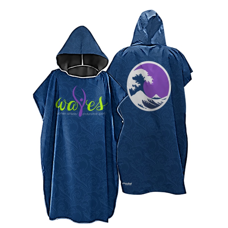WAVES Triathlon 2023 CHANGING PONCHO 3.0