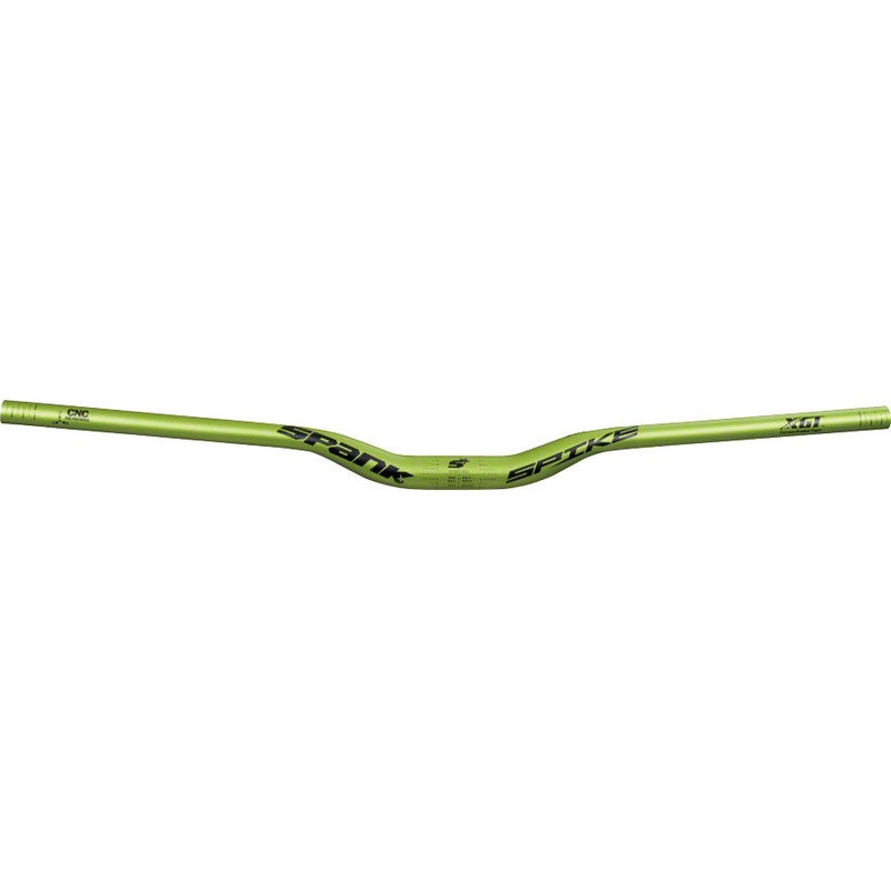 Spank Spike Race Bars 800mm Wide, 30mm Rise, 31.8mm Clamp Matte Green