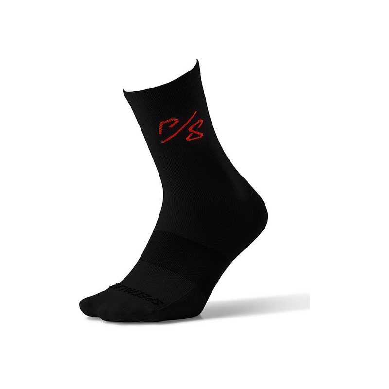 Specialized Soft Air Tall Sock Sagan Decon Red Black S