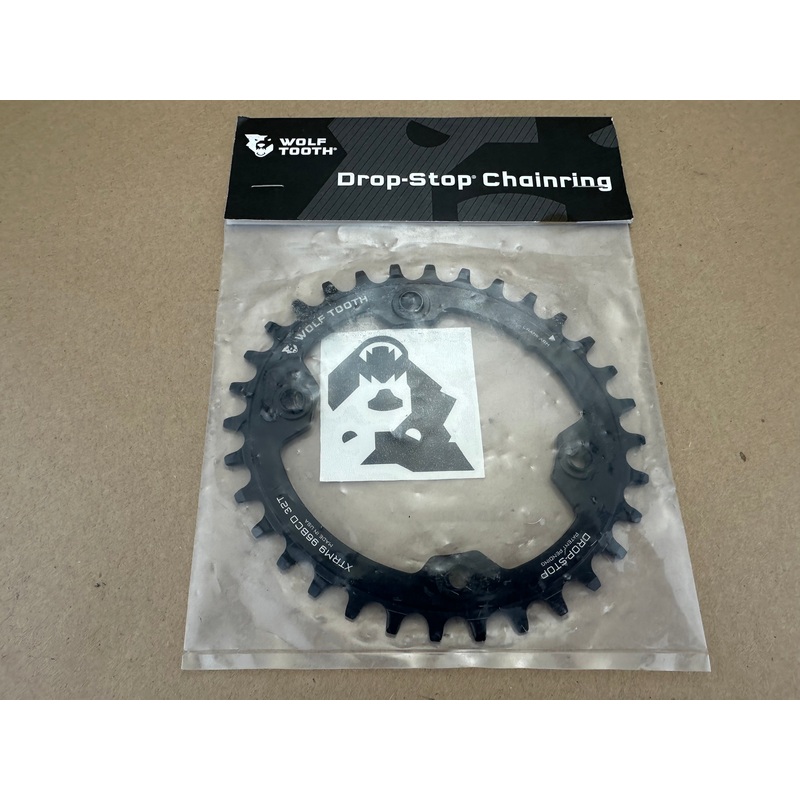 Wolf Tooth Drop Stop Oval Chainring 32T 96 BCD For XTR M9000
