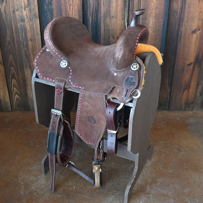 15″ USED JEFF SMITH C3 BARREL SADDLE