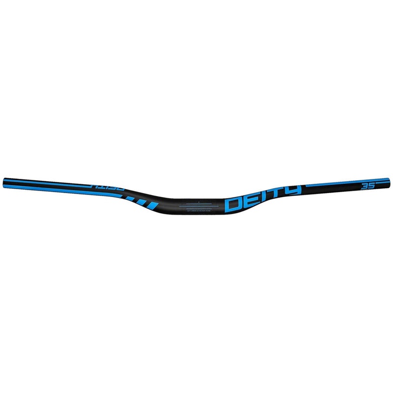 Speedway 35mm Carbon MTB Handlebar – 30mm Rise, 810mm Width, 35mm Clamp, Blue