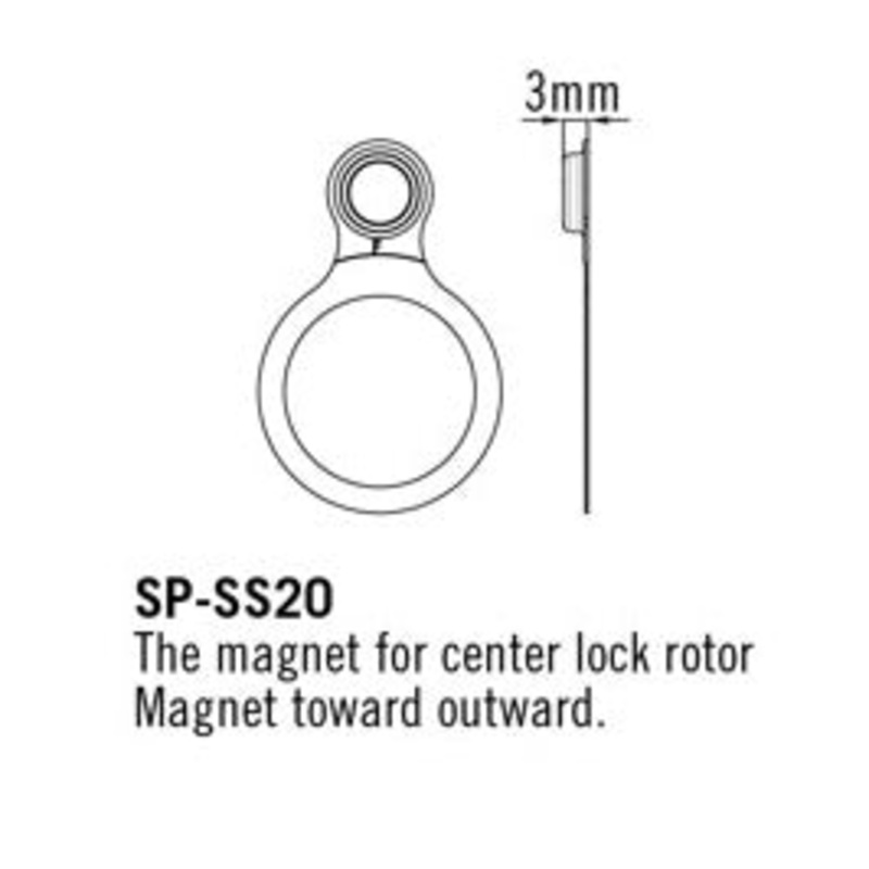 TRP Speed Sensor For Center Lock Rotors Outward