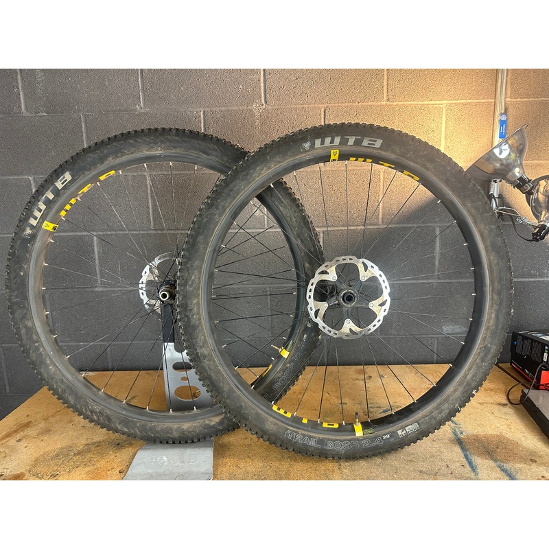 WTB Asym i29 29″ Wheelset with Rotors 12×142 15×100