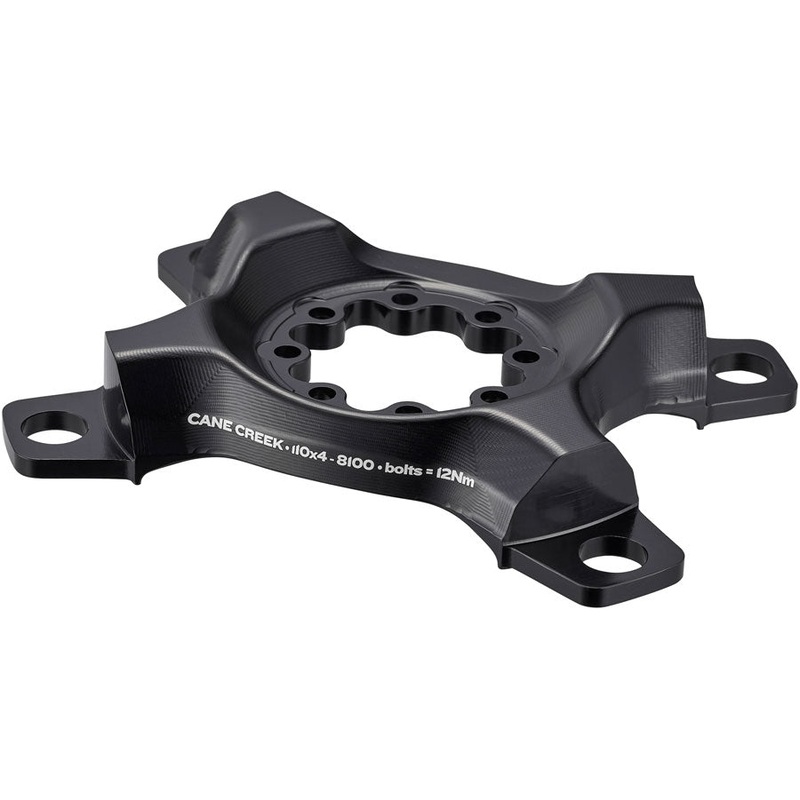 Cane Creek eeWings Chainring Spider – 4-Bolt 110 Asymmetric BCD 8-Bolt Mount Type For Shimano Ultegra 8100 BLK